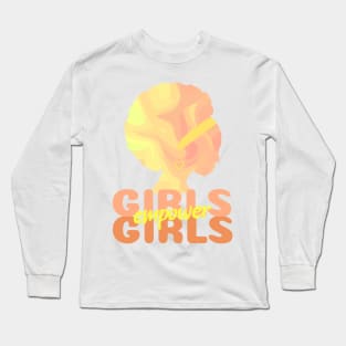 GIRL Empowering Girls Orange Long Sleeve T-Shirt